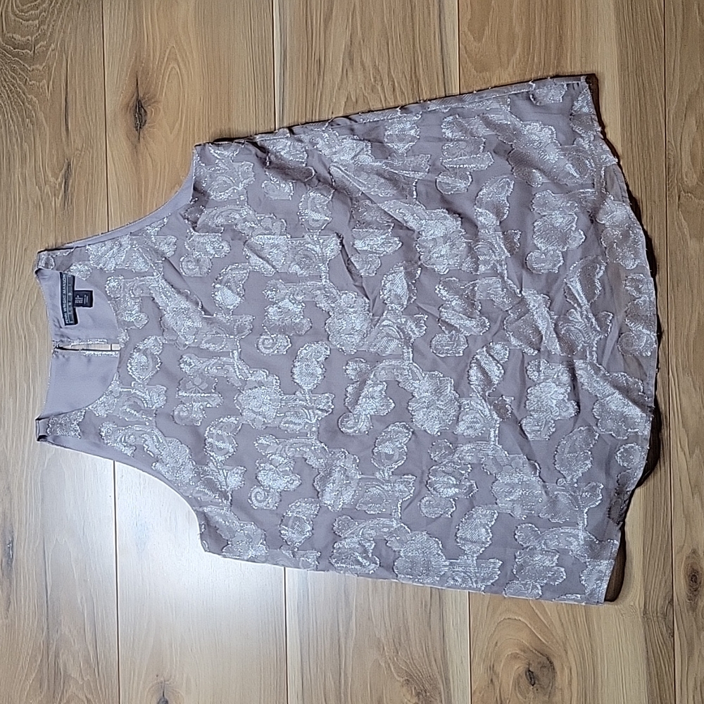 Fenn Wright Manson Studio Sparkly Tank Top Gray Size S